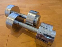 可変式 クローム ダンベル 10キロ 10kg 2個セット