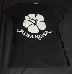 アルバローザ Tシャツ 平成 ギャル ハイビスカス 黒 ブラック 緑
