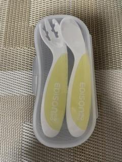 EDISON ベビー用スプーンとフォークセット