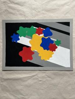 絵画　ただいま4 原画　額縁無し　Lサイズ　庭10   2点 絵画 庭33 原画 Lサイズ 額縁無し - メルカリ