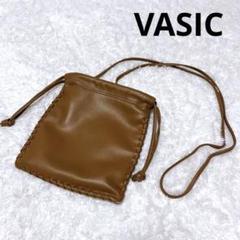 VASIC wellsラージ　巾着型ショルダーバッグ 楽天市場】巾着 バッグ（ブランドヴァジック）（ショルダー