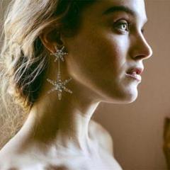 【お値下げ】ウェディング　ジェニファーベア風スターモチーフピアス レンタル JENNIFER BEHR ジェニファーベア Borealis Earring