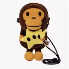 APE BABY MILO MOBILE BAG/国内正規品 A BATHING APE】BAPE Baby Milo Plush Mobile Bag