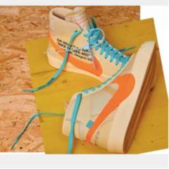 OFF-WHITE NIKE BLAZER MID 26.5 オフホワイト