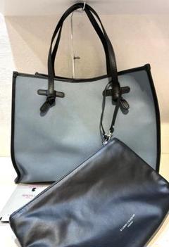 【美品】GIANNI CHIARIN マルチェッラ　M トートバッグ　ブルー