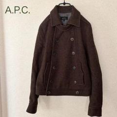 A.P.C. アーペーセー　ウールPコート A.P.C. / アーペーセー | 総裏地 チンストラップ ウール Pコート