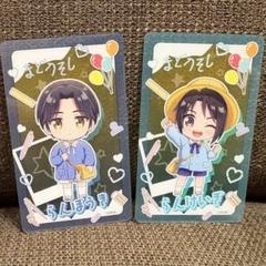 藍忘機　藍景儀　クリアカード　魔道祖師 公式茶屋 魔道学園