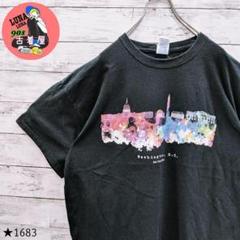 【1683】US古着 海外規格90s ギルダン Tシャツ ビッグサイズブラック
