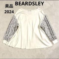 極美品✨2024 ビアズリー トップス プルオーバー キカ刺繍袖 F