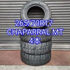 265/70R17 CHAPARRAL MT 4本 ホワイトレター