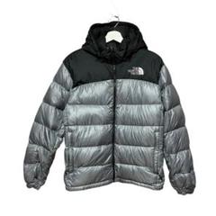 The north face ヌプシ700fillブラックグレーダウンジャケット The north face ヌプシ700fillブラックグレーダウンジャケット