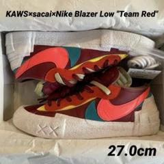 KAWS×sacai×Nike Blazer Low "Team Red"