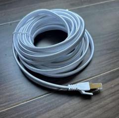 LANケーブル 3M, SWECENT CAT8 メッシュ　白　ホワイト