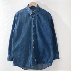 POLO COUNTRY ポロカン　デニムシャツ　長袖　メンズ　S 古着
