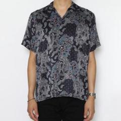 RUDE GALLERY 開襟 オープンカラーシャツ 花柄 総柄 ペイズリー