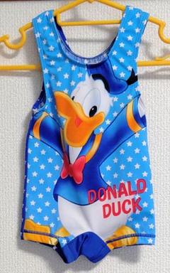 〔未使用〕 ベビー 水着 〈ドナルド柄〉 80cm