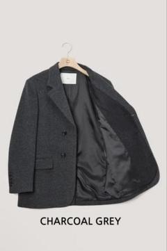 dunst ALPACA HALF MAC COAT BUTTER 韓国