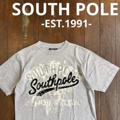 大人気！！【Southpole サウスポール】ロゴTシャツ グレー y2k Mのサムネイル