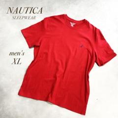 NAUTICA ／刺繍ワンポイント Tシャツ US古着ヴィンテージXL 赤