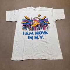Nova ノバ　英会話　NYC ニューヨーク　Tシャツ　半袖　ビンテージ　非売品