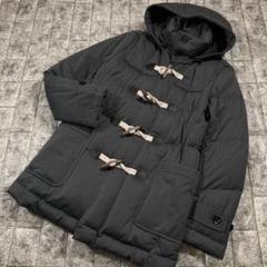 【美品】LACOSTE ダッフルコート XL ウール 厚手 ヘリンボーン 黒 ヘリンボーン柄 ダッフルコート | MILA SCHON MILANO (Men)/ミラ