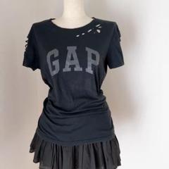 y2k 00s 平成ギャル GAP ぴちT ビックロゴ フェアリーグランジ