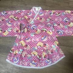 スキップランド 女の子 ゆめかわ スイーツ柄 浴衣 甚平 110cm 中古品