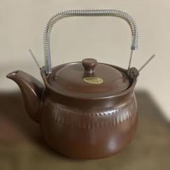 ウィルセラム　土瓶　茶 ブラウン 健康土瓶　1点　薬膳　煮出し ウイルセラム ウィルセラム 健康土瓶 急須 平吉窯 超耐熱 遠赤外線