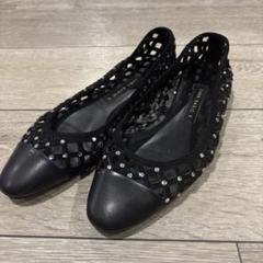 エンジェル　　　　　ZARA　ツイード　ビジュー　パンプス　39　ブラック 2025年最新】zaraビジューパンプスの人気アイテム - メルカリ