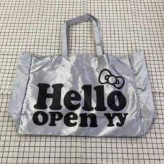 トートバッグ Open Yy x Hello Kitty Shopper Tote Bag Silver Open Yy x Hello Kitty Shopper Tote Bag Silver / 56cm * 34cm