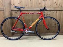 Saeco サイクルジャケット 長袖 赤