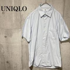 【ユニクロ】UNIQLO ポロシャツ　半袖　トップス　水色　M