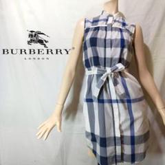 美品✨BURBERRY BRITバーバリーチェック柄 ノースリーブ
