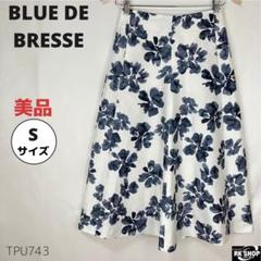 BLUE DE BRESSE ブルーデブレス スカート 花柄 フェミニン S
