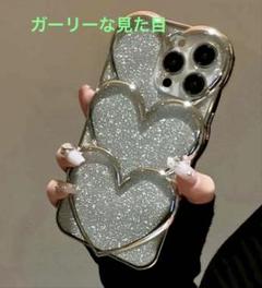 iPhone12ケース ハート 韓国風 立体キラキラ 量産型 推し活 地雷系