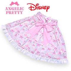 Angelic Pretty ピンク 星柄 ミニスカート リボン付き Angelic Pretty ピンク 星柄 ミニスカート リボン付き