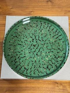 長手盆　お盆　トレイ　津軽塗　唐塗 緑　高級漆器　伝統工芸品 長手盆 お盆 トレイ 津軽塗 唐塗 緑 高級漆器 伝統工芸品 盆