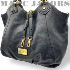極美品　A4収納　2way トートバッグ　ショルダー　レザー　本革　黒　ブラック