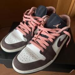 【未使用】ナイキ エアジョーダン1 ロー SEライトチョコレート モカブラウン NIKE AIR JORDAN 1 LOW 