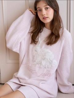 ＊新品未開封＊gelato pique ベビモコラビットプルオーバー ピンク ジェラートピケ gelato pique 【ラッピング済み】ベビモコ