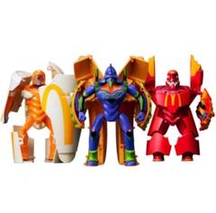 『未開封』マクドナルド　エヴァコラボフィギュア エヴァンゲリオン×マクドナルド初コラボ、ポテトなどがエヴァに