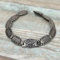 40s USN forget me not 勿忘草 IDブレスレット 19cm