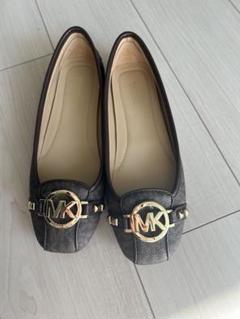 729☆ MICHAEL KORS スリッポン ローファー 5.5 ヘビ柄