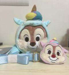 ディズニーストア　チップ　ぬいぐるみポシェット