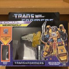 ハズブロ　トランスフォーマーヘッドマスターズ　戦闘指揮官 ウィアードウルフ トランスフォーマーレジェンズ」に、ヘッドマスター戦闘指揮官