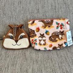シマシマリス フェイラー ラブラリーバイフェイラー Lポーチ リス型ポーチ