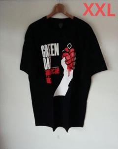 GREEN DAY グリーン・デイ ハート手榴弾 バンドTシャツ(XXL)イ21