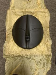 希少品　黒い太陽　岡本太郎　信楽焼　日本万国博覧会 美品 岡本太郎「太陽の顔（黒い太陽 過去の顔）」信楽焼 サイン