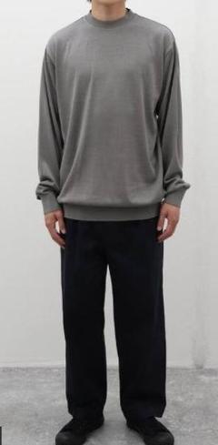 米富繊維 / Yonetomi SILK KNIT CREW 希少サイズ 4