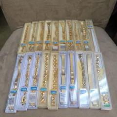 腕時計　金属ベルト20本まとめ　金属　細め
